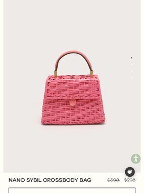 cult gaia Nano Sybil Crossbody Bag - Pink